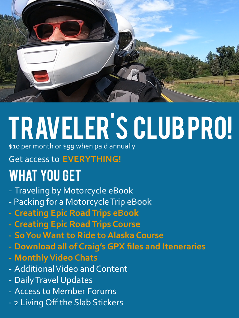 Living Off the Slab Traveler's Club PRO!